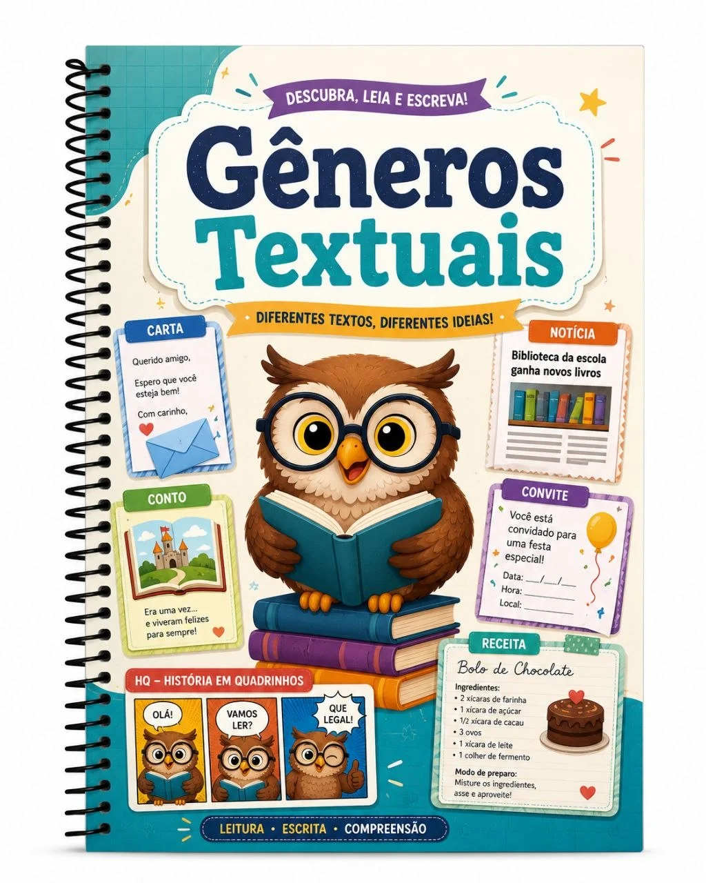 Capa da Apostila de Gêneros Textuais